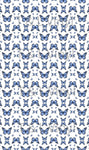 323 Blue Butterfly Blank Sublimation Print