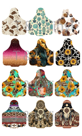 331 - Cow Tags Country Sublimation