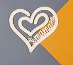 Jumbo Acrylic Mama  Paper Clips 8cm by 8cm