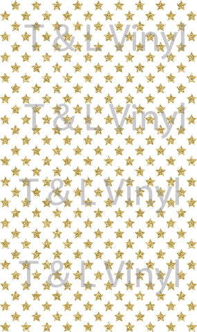 345 Gold Stars  Blank Sublimation Prints