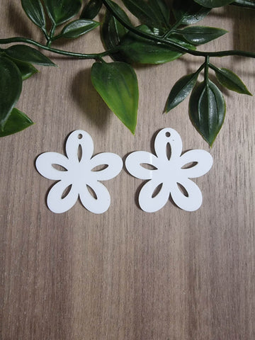 Acrylic Earrings - Flower