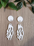 Acrylic Earrings - Seaweed and topper