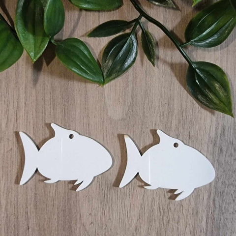 Acrylic Earrings - Fish