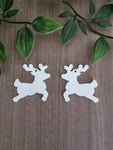 Christmas in July Acrylic Earrings - Reindeers