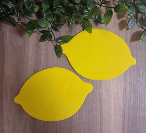 16cm by 11cm Acrylic Lemon Disks