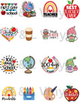 Teacher Keyring Sublimation Prints 138