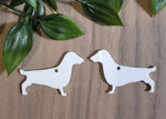 Acrylic Earrings - Dachshund Dog