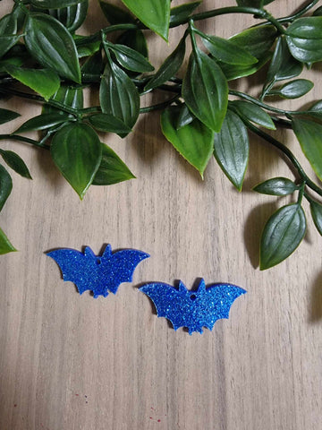 Halloween Acrylic Earrings - Bats