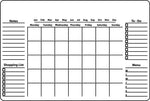 Monthly Planner 37cm by 55cm (Comes with FREE SVG)