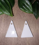 Acrylic Earrings - Small Triangle