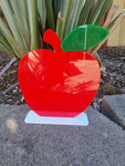 150mm Acrylic Apple Blank with stand - Perfect for Teacher and Educator Day Gift's