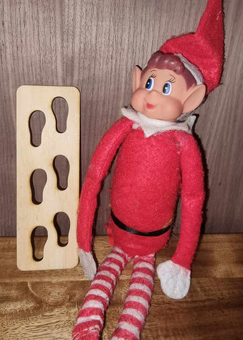 Elf on the Shelf prop - Feet Stencil