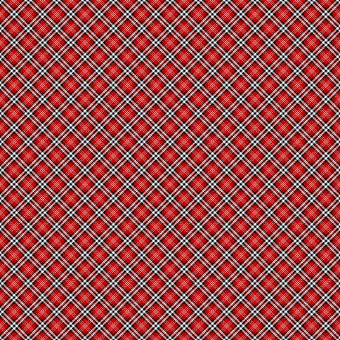 Plaid Red 20 oz sublimation wrap (227)