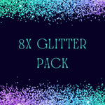 Permanent Glitter Vinyl Pack (8 pack)