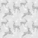 (85) Silver Reindeer  Permanent Vinyl 30cm x 30cm