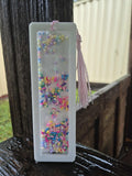 Glitter Shaker Acrylic Bookmark