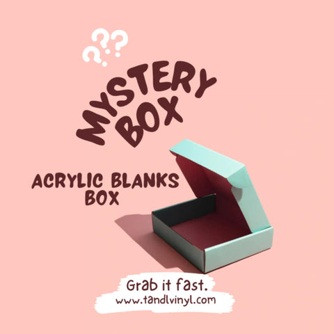 Mystery Acrylic Blank Box (SAVING)