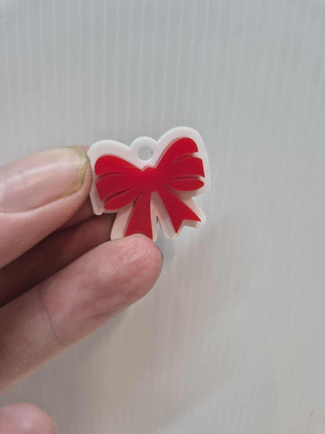 Mini Acrylic Bow Charm