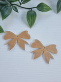 Acrylic Earrings Bow 3