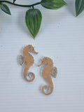 Acrylic Earrings Seahorse