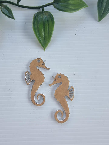 Acrylic Earrings Seahorse