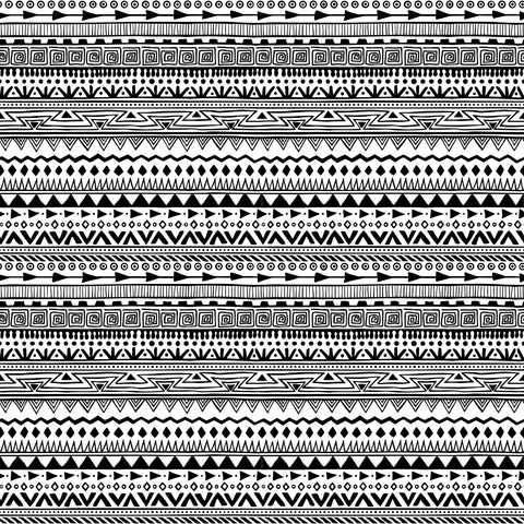 (50) Black and white Pattern Print 30cm x 30cm