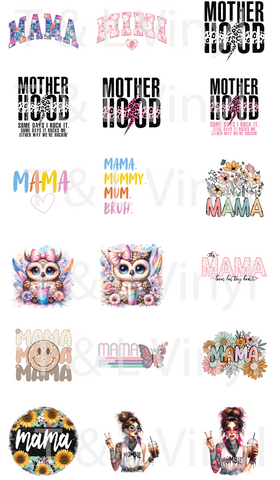 525 Mum Keyring  Sublimation Print