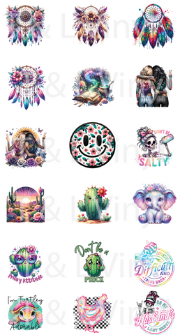 526  Keyring  Sublimation Print