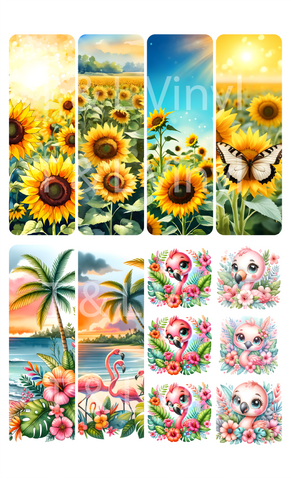 565 Sunflower Bookmark Sublimation