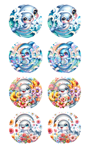 567 Dolphin Wind Spinners Sublimation