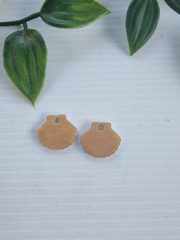Acrylic Earrings Shell topper