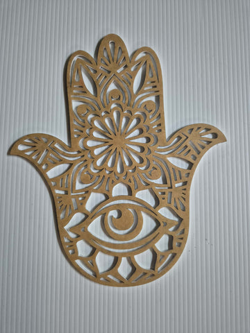 Acrylic Hamsa Hand Blanks