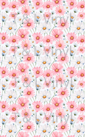 591 Pink Daisy Full Sublimation