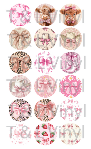 602 Country Keyring Sublimation prints