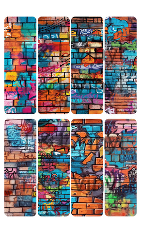 621 Bookmark Graffiti Sublimation prints