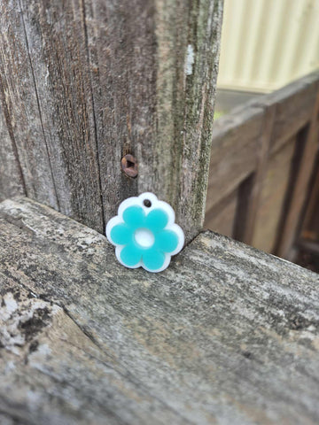 Mini Acrylic Flower Charm