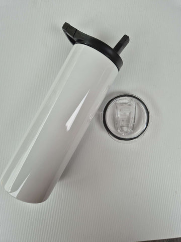 Straight 20z Skinny 2 lids with clip (perfect for Sublimation or Permanent Vinyl)