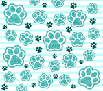 Blue Paws 20 oz Sublimation wrap (237)