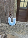 Mini Acrylic Horse shoe Charm