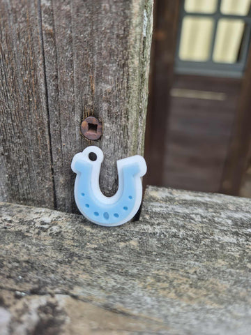 Mini Acrylic Horse shoe Charm