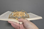 Book Holder Just one more Chapter - Wood