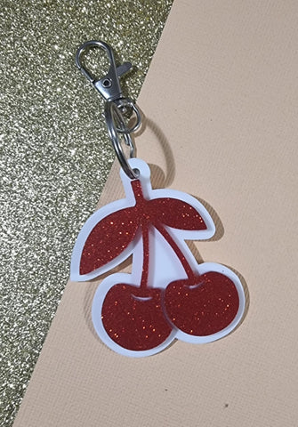 Cherry Keyring comes with a white background