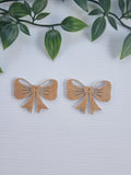 Acrylic Earrings Bow 2