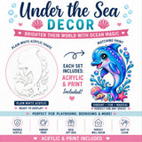 Acrylic Under the Sea Blanks – Perfect for Sublimation
