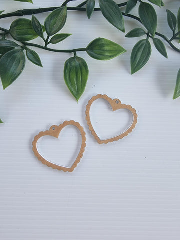 Acrylic Earrings Heart