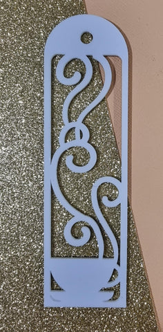 Coffee Lovers Acrylic Bookmark  with tassel