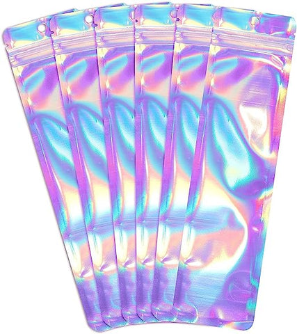 Holographic Resealable Mylar Bags Medium bags