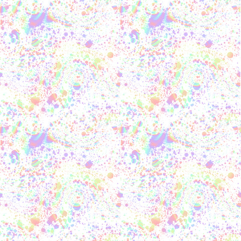 (71) Iridescent Paint Splatters  30cm x 30cm