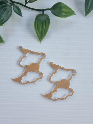 Acrylic Earrings Moon