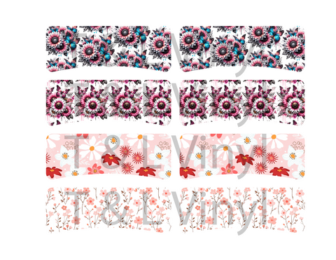 725  Hair Clip  Sublimation Print